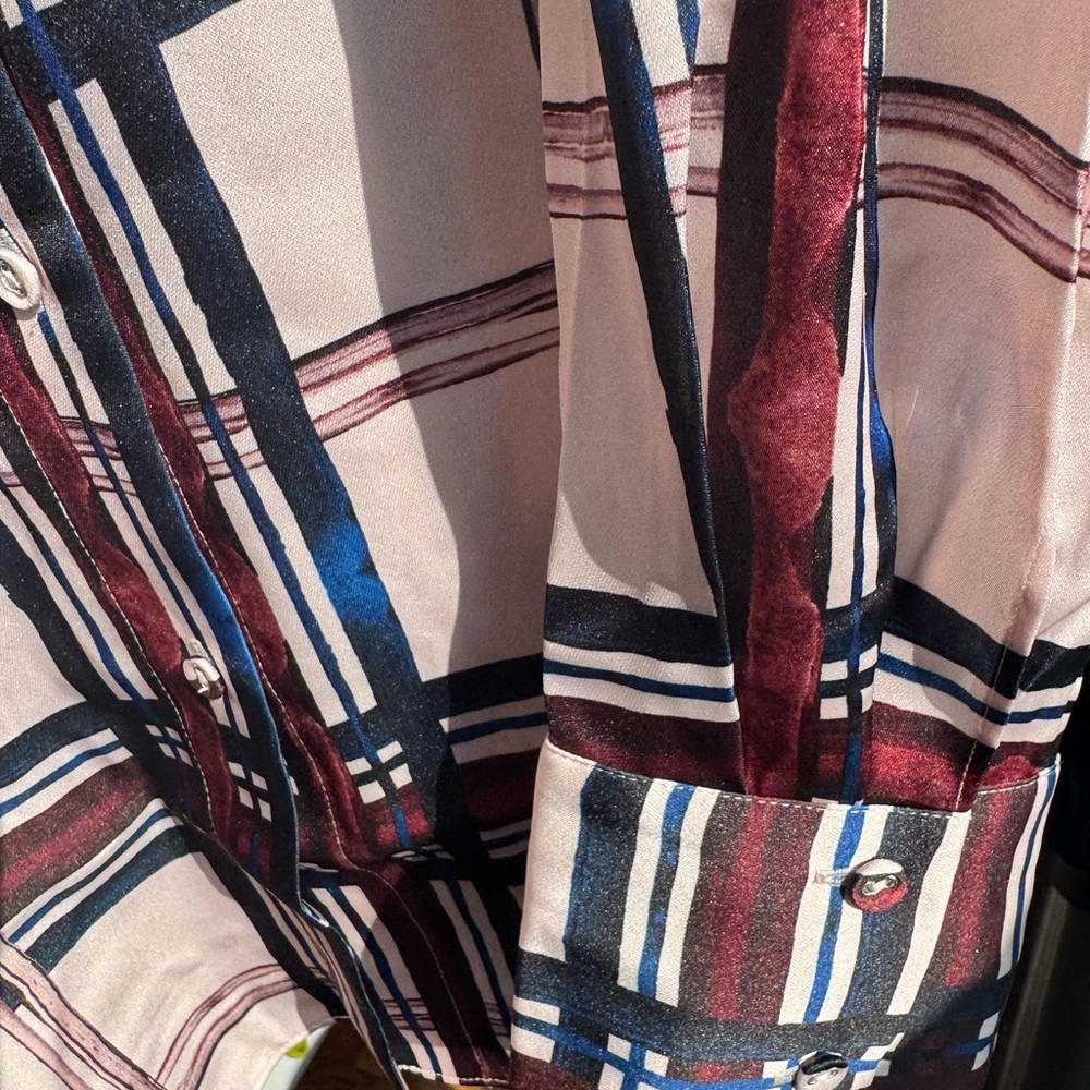Favorite Daughter - The Smooth Ex-Boyfriend Shirt | Sangria Blush Plaid - Picture 8 of 11